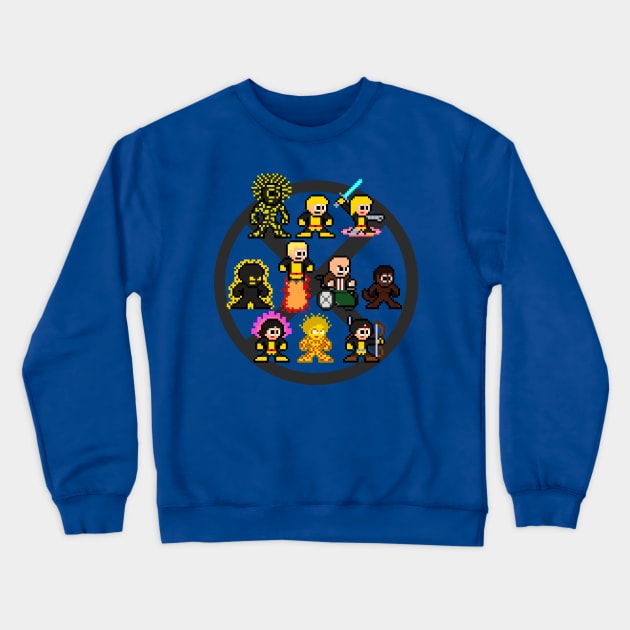 8-Bit New Mutants Crewneck Sweatshirt by 8-BitHero
